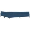 vidaXL Boxspringbed met matras Blauw 200 x 200 cm Stof
