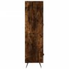 vidaXL Hoge kast 69,5x31x115 cm bewerkt hout gerookt eikenkleurig