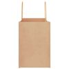 vidaXL Papieren zakken 50 st met hengsels 32x17x25 cm bruin