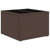 vidaXL Bankstel met kussen 5 pcs Bruin poly rattan