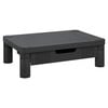 vidaXL Monitorstandaard 43x30,5x13 cm zwart