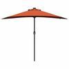vidaXL Tuinparasol Terracotta 294 x 150 x 223 cm Polyester en staal