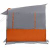 vidaXL Achterkleptent voor Caravan Grijs en Oranje 352 x 250 x 240 cm