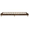 vidaXL Bedframe zonder matras hout gerookt eikenkleurig 75x190 cm