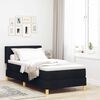 vidaXL Boxspringbed met matras Zwart 200 x 80 cm Polyester