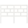 vidaXL Hoofdbord 156x4x100 cm massief grenenhout wit