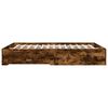 vidaXL Bedframe met lades bewerkt hout gerookt eikenkleurig 160x200 cm