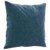 vidaXL Sierkussens 2 st 40x40 cm fluweel blauw