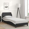 vidaXL Bedframe "Dover" kunstleer zwart en wit 90x200 cm