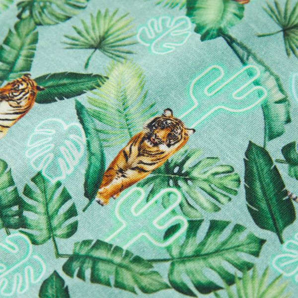 Kindershirt 128 gem&ecirc;leerd lichtgroen