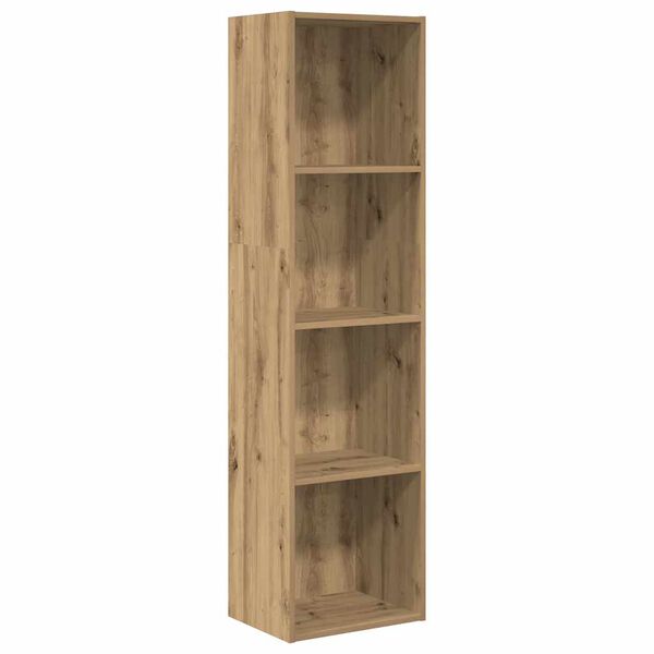 vidaXL Boekenkast 40x30x152 cm bewerkt hout artisanaal eikenkleurig