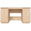 vidaXL Bureau 140x50x75 cm massief grenenhout