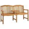 vidaXL Handgemaakte Rozenbank 155 x 60 x 94 cm Massief Teakhout