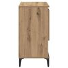 vidaXL Dressoir Artisan Eiken 60 x 35 x 70 cm Bewerkt hout