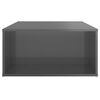vidaXL Salontafel 90x67x33 cm bewerkt hout hoogglans grijs