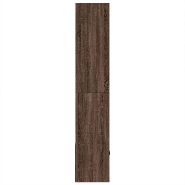 vidaXL Boekenkast 70x36x189 cm bewerkt hout bruin eikenkleurig