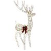 vidaXL 3D Kerst Rendier LOVIISA 560 LED's Warmwit 96 x 40 x 180 cm