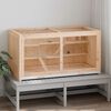 vidaXL Hamsterkooi 104x52x54 cm massief vurenhout