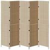 vidaXL Kamerverdeler Beige 242 x 180 cm poly rattan