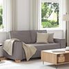 vidaXL 2-zitsbank Taupe 140 cm Stof