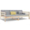 vidaXL Slaapbank zonder matras 90x190 cm massief grenenhout