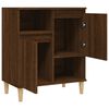 vidaXL Dressoir 60x35x70 cm bewerkt hout bruin eikenkleur