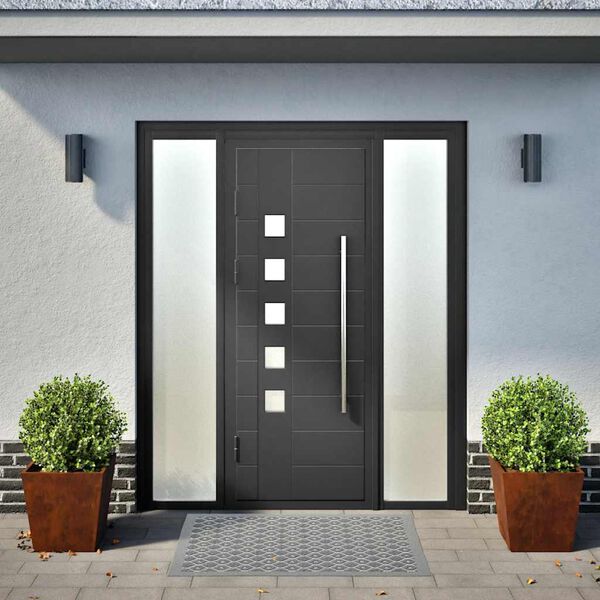 vidaXL Plantenbakken 2 st 40x40x40 cm weervast staal