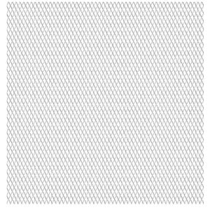 vidaXL Draadhek 50x50 cm 20x10x2 mm roestvrij staal