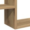 vidaXL Wandschappen kubus 2 st 50x15x50 cm hout artisanaal eiken