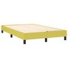 vidaXL Boxspring met matras en LED stof groen 120x200 cm