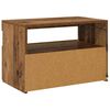vidaXL Tv-meubel met LED 60x35x40 cm bewerkt hout oud hout
