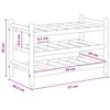 vidaXL Wijnrek Naturel 57 x 29,5 x 36 cm Bamboe