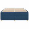 vidaXL Bedframe zonder matras stof blauw 140x200 cm