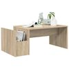 vidaXL Salontafel Sonoma Eiken 90 x 45 x 35 cm Bewerkt hout