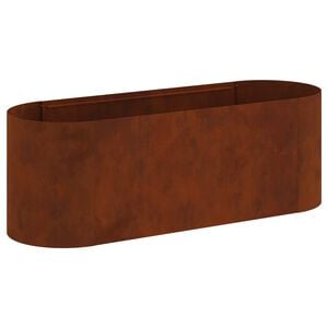 vidaXL Verhoogd Tuinbed weervast staal 120 x 40 x 40 cm