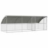 vidaXL Kippenhok 3 st zilver 600 x 200 x 200 cm Gegalvaniseerd staal