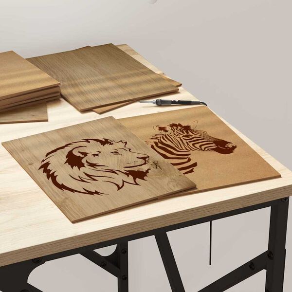 vidaXL Decorpanelen 12 pcs artisanaal eikenkleurig 21 x 30 x 0.3 cm