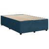 vidaXL Boxspring met matras fluweel blauw 120x190 cm