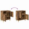 vidaXL Dressoirs 3 pcs Oud Hout 60 x 35 x 70 cm Bewerkt hout