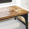vidaXL Monitor Stand Oud Hout 85 x 23 x 15,5 cm Bewerkt hout