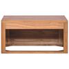 vidaXL Badkamerwandkast 60x45x30 cm massief teakhout