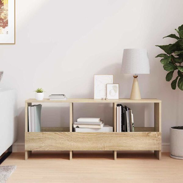 vidaXL Tijdschrift Rek Sonoma Eiken 102 x 30 x 45 cm