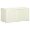 vidaXL Kussenbox 85 L 86x40x42 cm vanille-ijskleurig