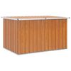 vidaXL Buitenopslagdoos Hout 150 x 101 x 91 cm Gegalvaniseerd staal