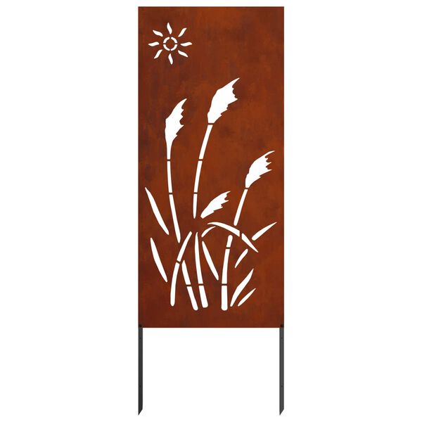 vidaXL Tuin Privacy Screen Fretwerk Roestig 50 x 140 cm Cortenstaal