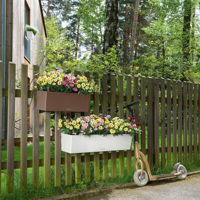 LECHUZA Plantenbak BALCONERA Cottage 80 ALL-IN-ONE wit kopen