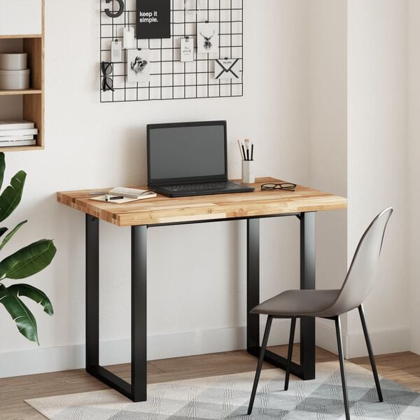 vidaXL Tafelblad rechthoekig 120x70x4 cm massief acaciahout