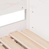 vidaXL Slaapbank met onderschuifbed 90x200 cm massief grenenhout wit
