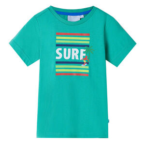 Kindershirt 140 groen