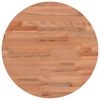 vidaXL Tafelblad rond &Oslash;40x2,5 cm massief beukenhout